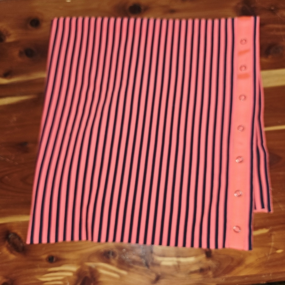 Lululemon navy & bright coral  vinyassa scarf - Picture 4 of 6